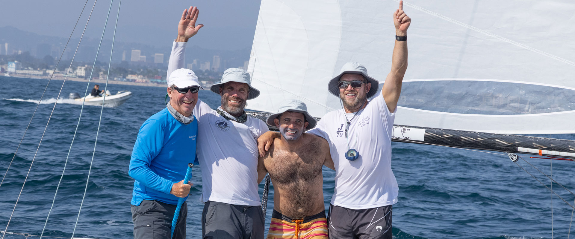 PETER DUNCAN AND RELATIVE OBSCURITY RETURN TO THE PODIUM AS J/70 WORLD CHAMPION AT CAL YACHT CLUB